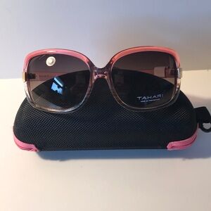 Tahari sunglasses TH124PKF Pink NWT